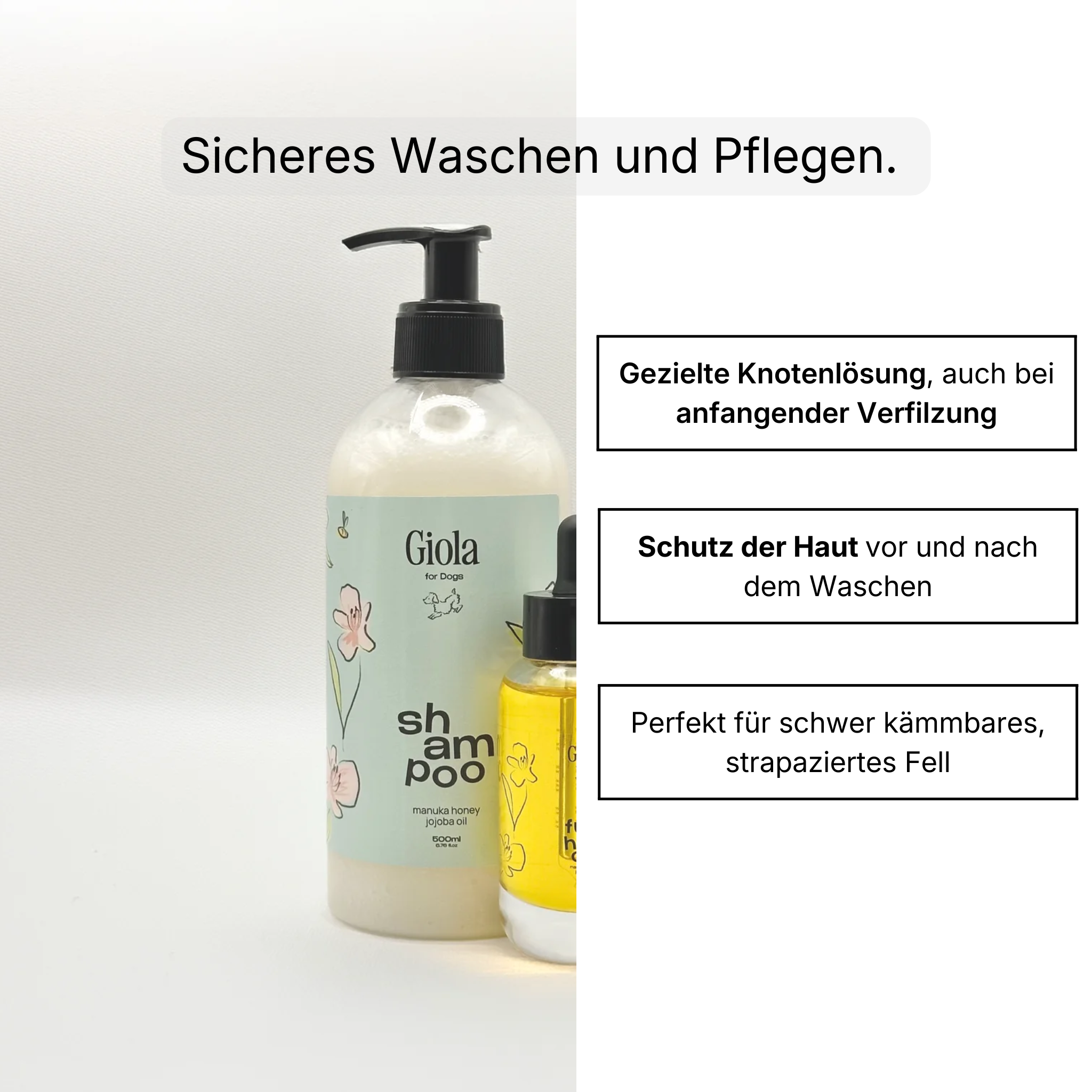 Anti-Knoten-Waschset