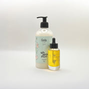 Giola Basic Care Set – Hundeshampoo und Fellöl für intensive Pflege von Haut & Fell. Es reinigt sanft & nährt intensiv
